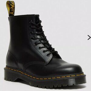 Dr. Martens 1460 Bex Black Smooth Leather Combat Boots | Size 5